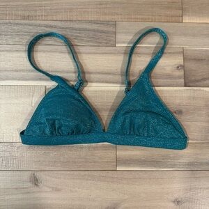Teal Triangle Bralette